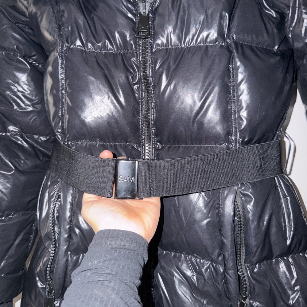 SAM Noho Belted Down Coat - Picture 3 of 12